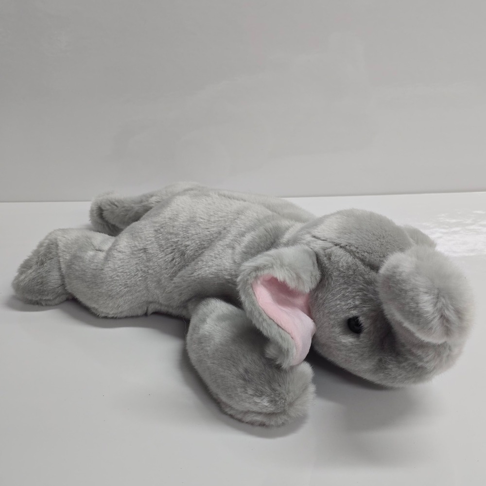 Ty Beanie Buddies Righty Elephant Plush Gray American Flag Patriotic 2000